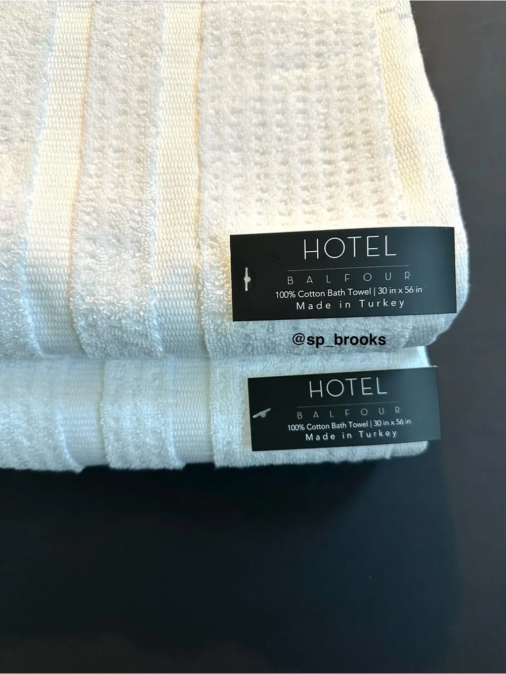 🎁8PC Hotel Balfour Bath Towels White Waffle Made in Turkey Soft Cotton Towels